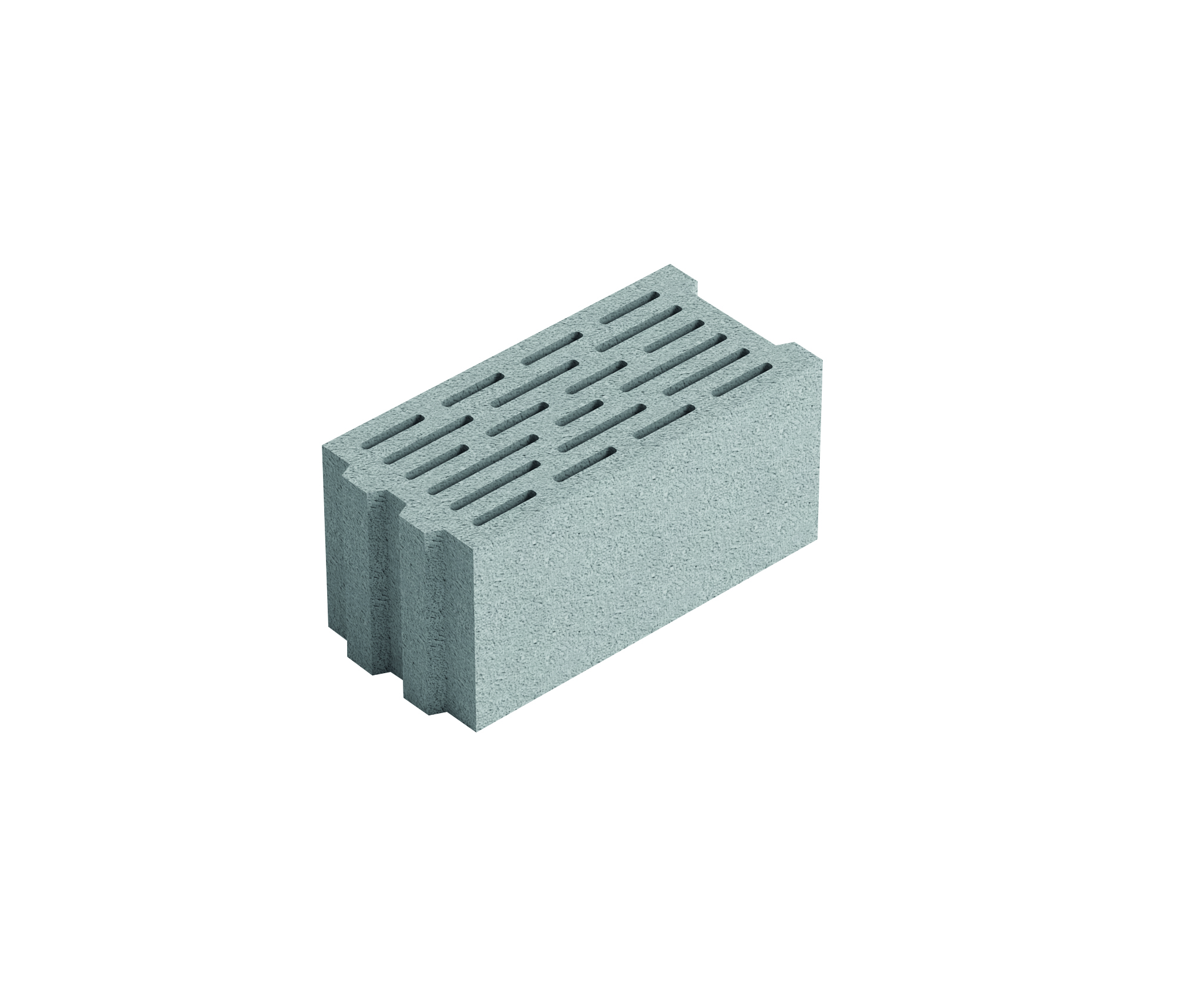 19x39x19 Altı Sıra 21 Boşluklu Geçmeli Bims Blok